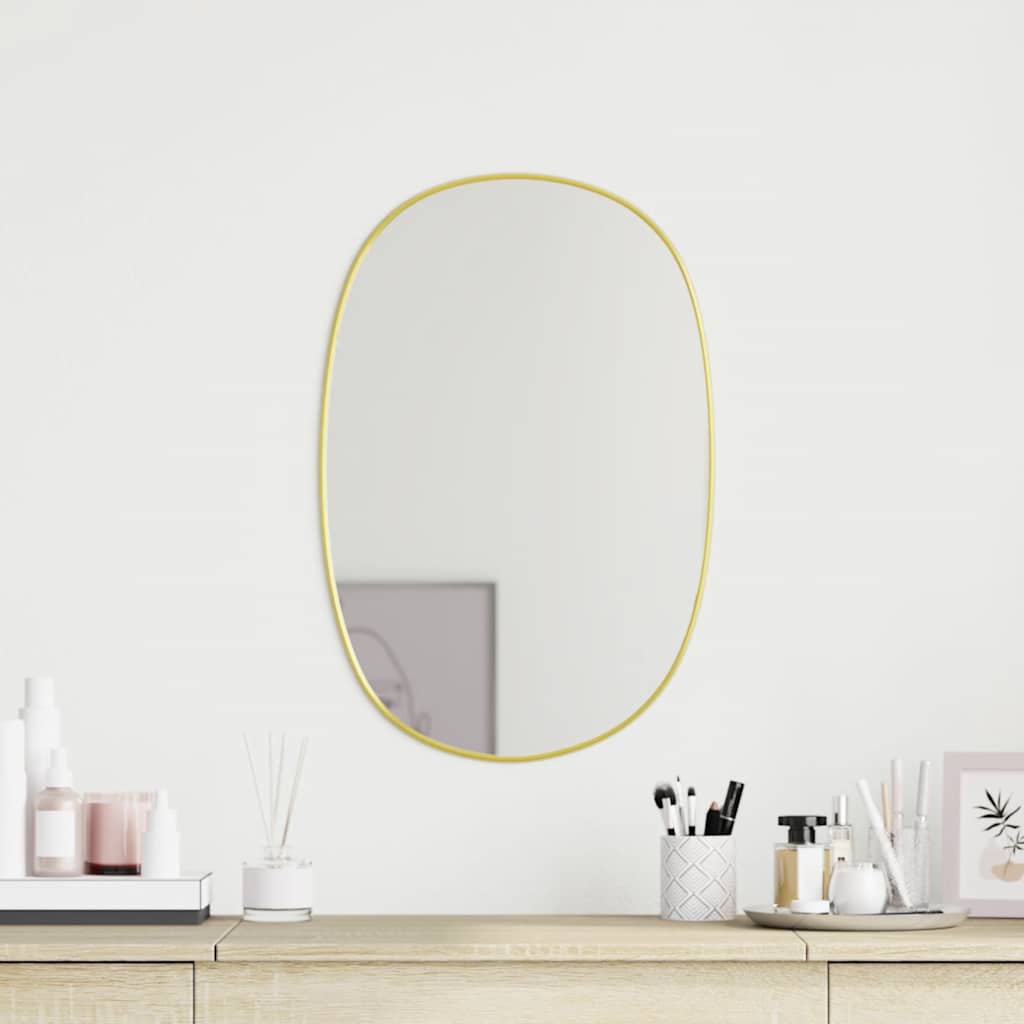 Specchio da Parete Dorato 50x35 cm | homemem39