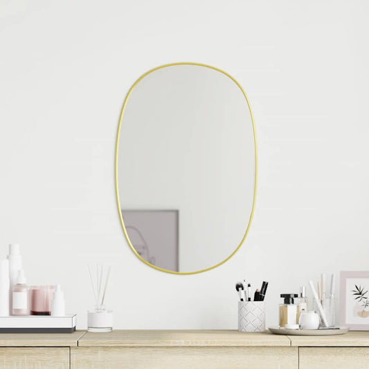 Specchio da Parete Dorato 50x35 cm | homemem39