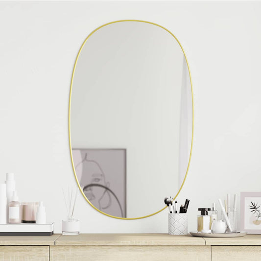 Specchio da Parete Dorato 80x50 cm | homemem39