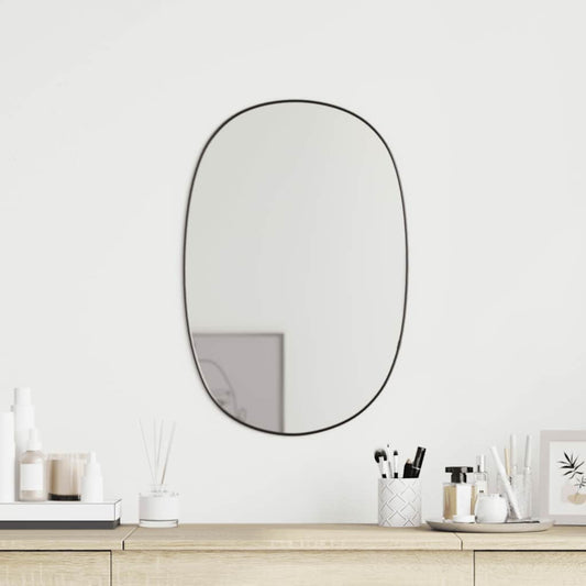 Specchio da Parete Nero 50x35 cm | homemem39