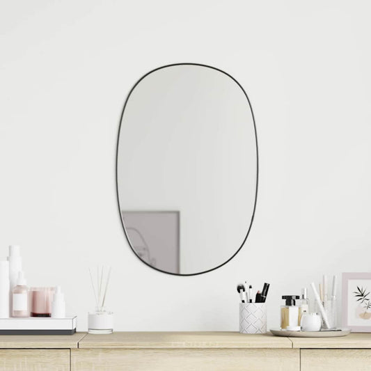 Specchio da Parete Nero 60x40 cm | homemem39