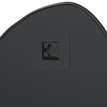 Specchio da Parete Nero 60x50 cm | homemem39