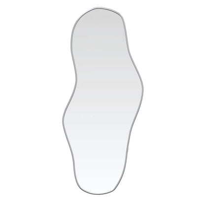 Specchio da Parete Argento 80x35 cm
