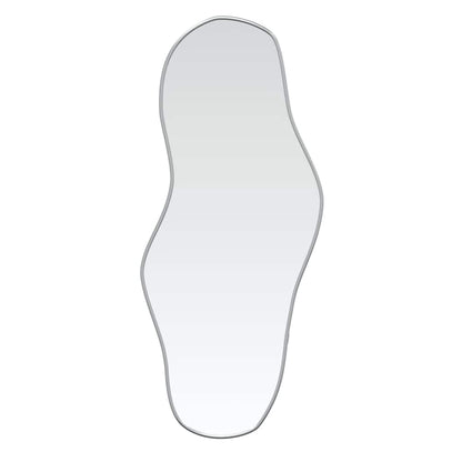 Specchio da Parete Argento 100x45 cm | homemem39