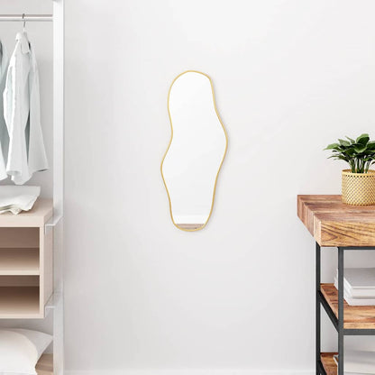 Specchio da Parete Dorato 60x25 cm | homemem39