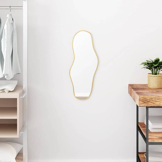 Specchio da Parete Dorato 60x25 cm | homemem39