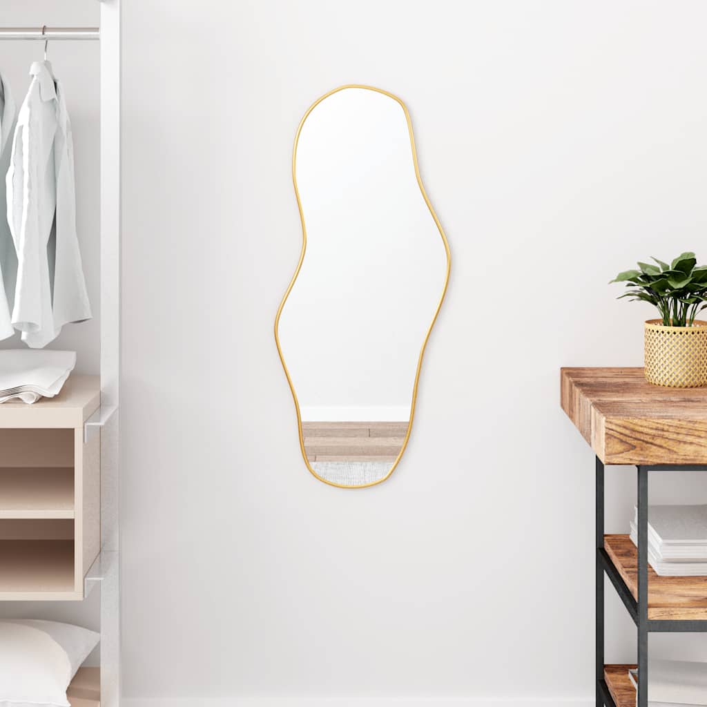 Specchio da Parete Dorato 80x35 cm | homemem39