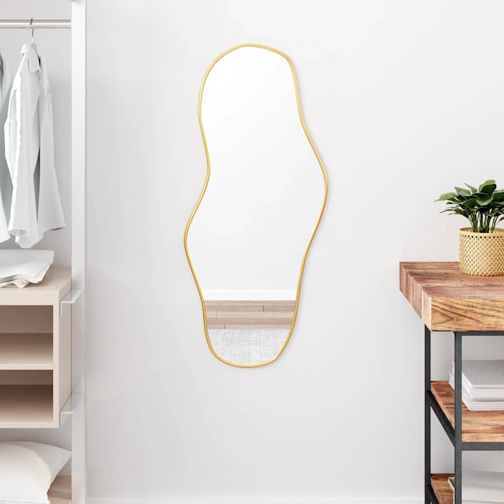 Specchio da Parete Dorato 90x40 cm | homemem39