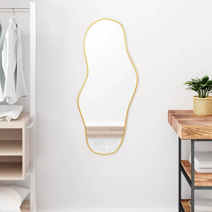 Specchio da Parete Dorato 90x40 cm | homemem39