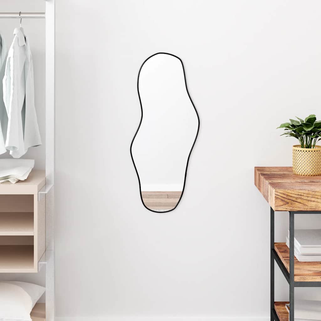 Specchio da Parete Nero 70x30 cm | homemem39