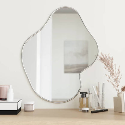 Specchio da Parete Argento 60x50 cm | homemem39