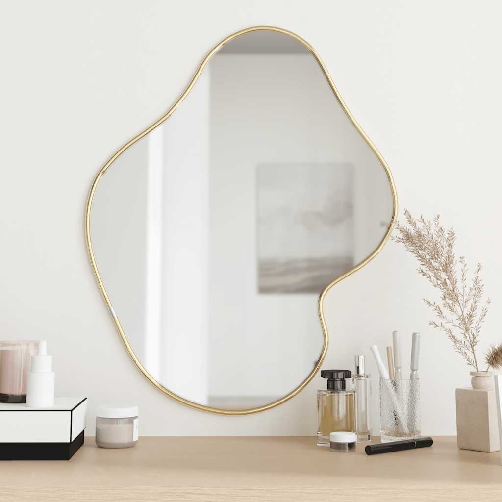 Specchio da Parete Dorato 60x50 cm | homemem39