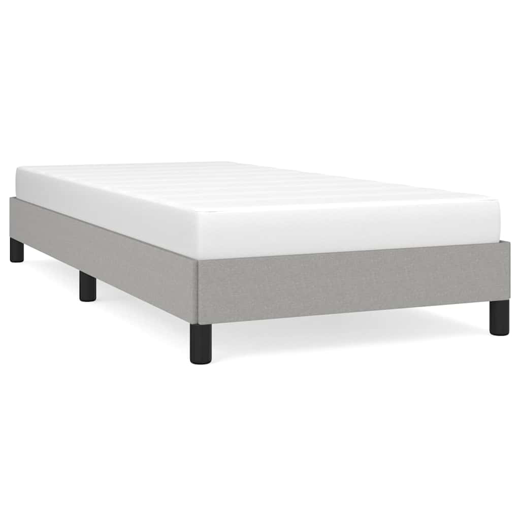 Giroletto senza Materasso Grigio Chiaro 80x200 cm Tessuto