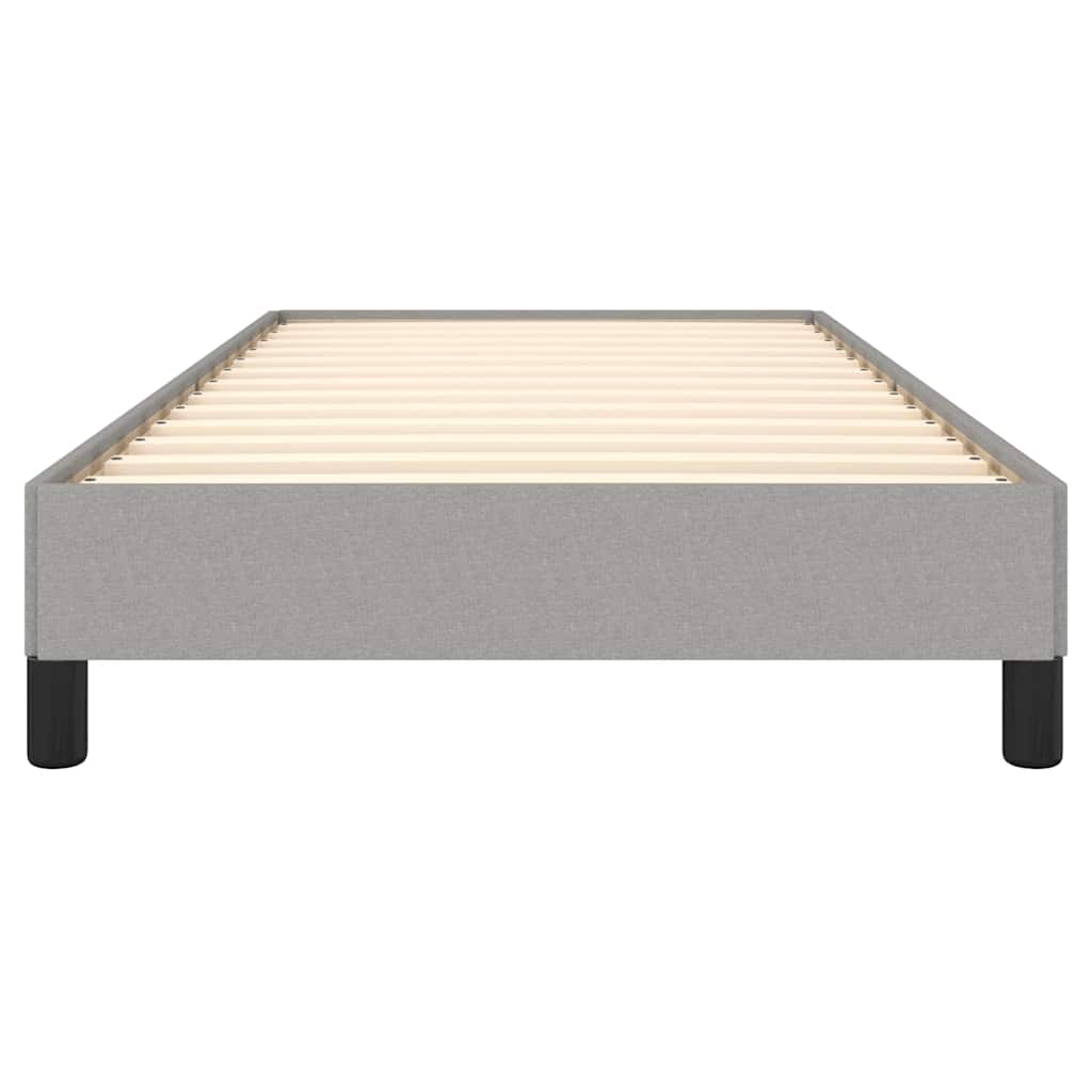 Giroletto senza Materasso Grigio Chiaro 80x200 cm Tessuto