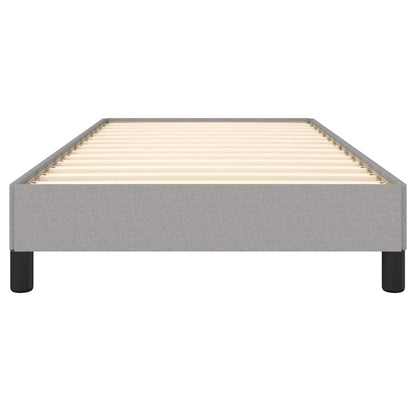 Giroletto senza Materasso Grigio Chiaro 80x200 cm Tessuto