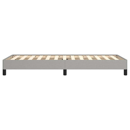 Giroletto senza Materasso Grigio Chiaro 80x200 cm Tessuto