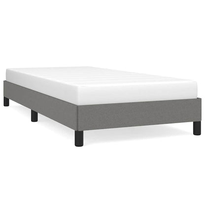 Giroletto senza Materasso Grigio Scuro 80x200 cm Tessuto