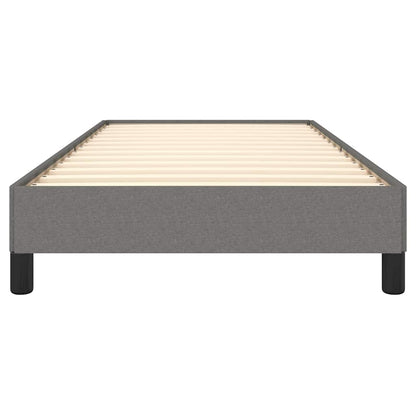 Giroletto senza Materasso Grigio Scuro 80x200 cm Tessuto
