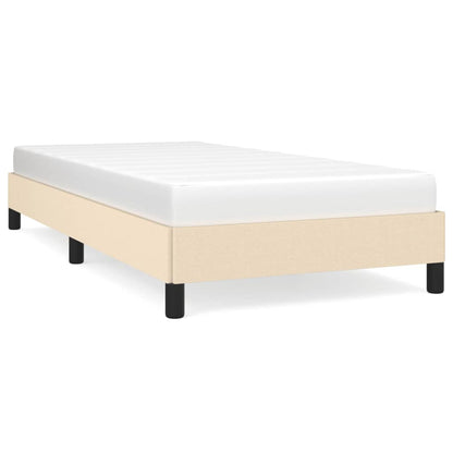 Giroletto senza Materasso Crema 80x200 cm in Tessuto