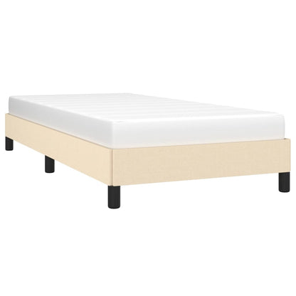 Giroletto senza Materasso Crema 80x200 cm in Tessuto
