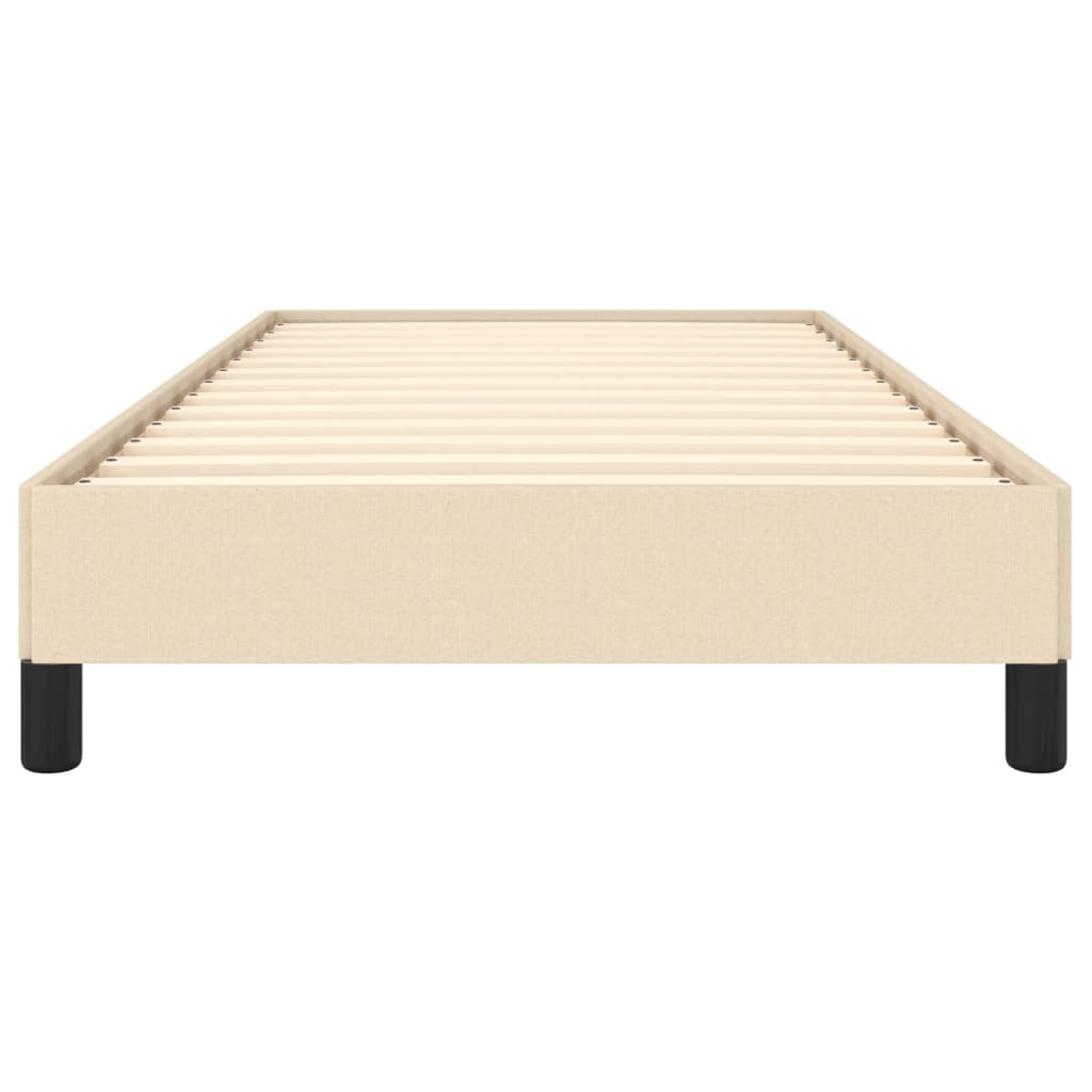 Giroletto senza Materasso Crema 80x200 cm in Tessuto