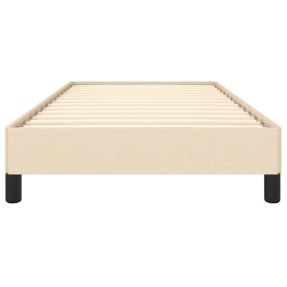Giroletto senza Materasso Crema 80x200 cm in Tessuto