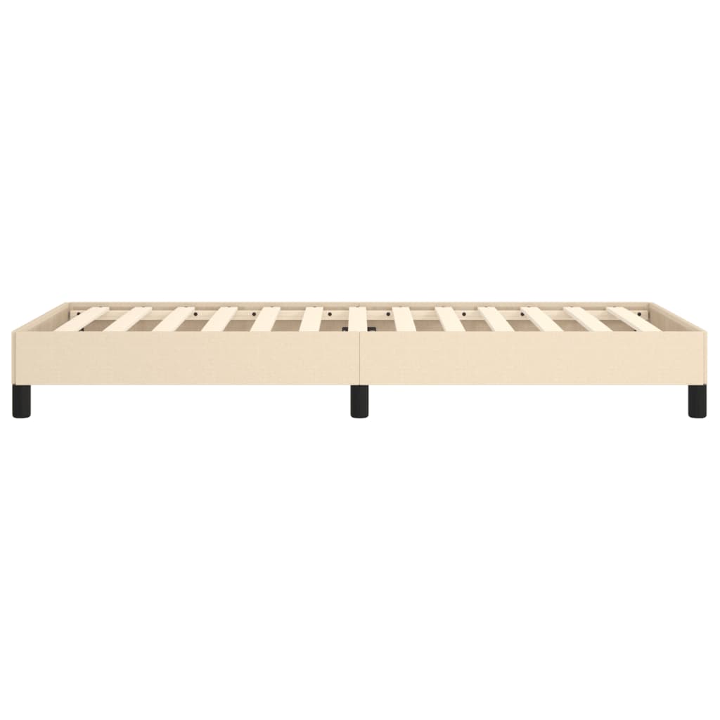 Giroletto senza Materasso Crema 80x200 cm in Tessuto