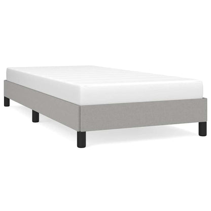 Giroletto senza Materasso Grigio Chiaro 90x190 cm Tessuto