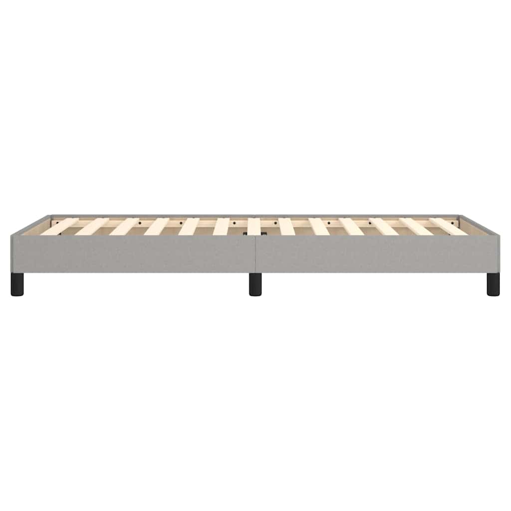 Giroletto senza Materasso Grigio Chiaro 90x190 cm Tessuto