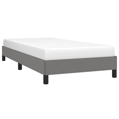 Giroletto senza Materasso Grigio Scuro 90x190 cm Tessuto