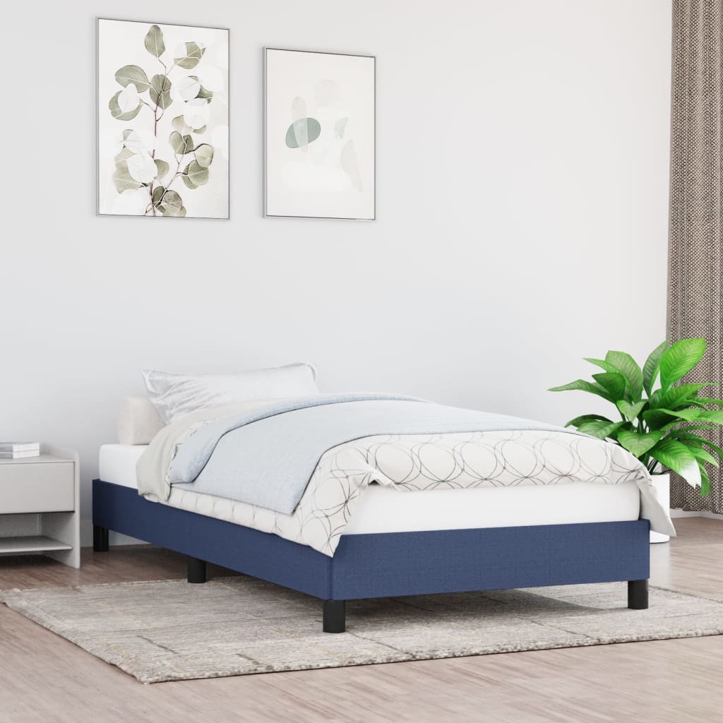 Giroletto senza Materasso Blu 90x190 cm in Tessuto - homemem39