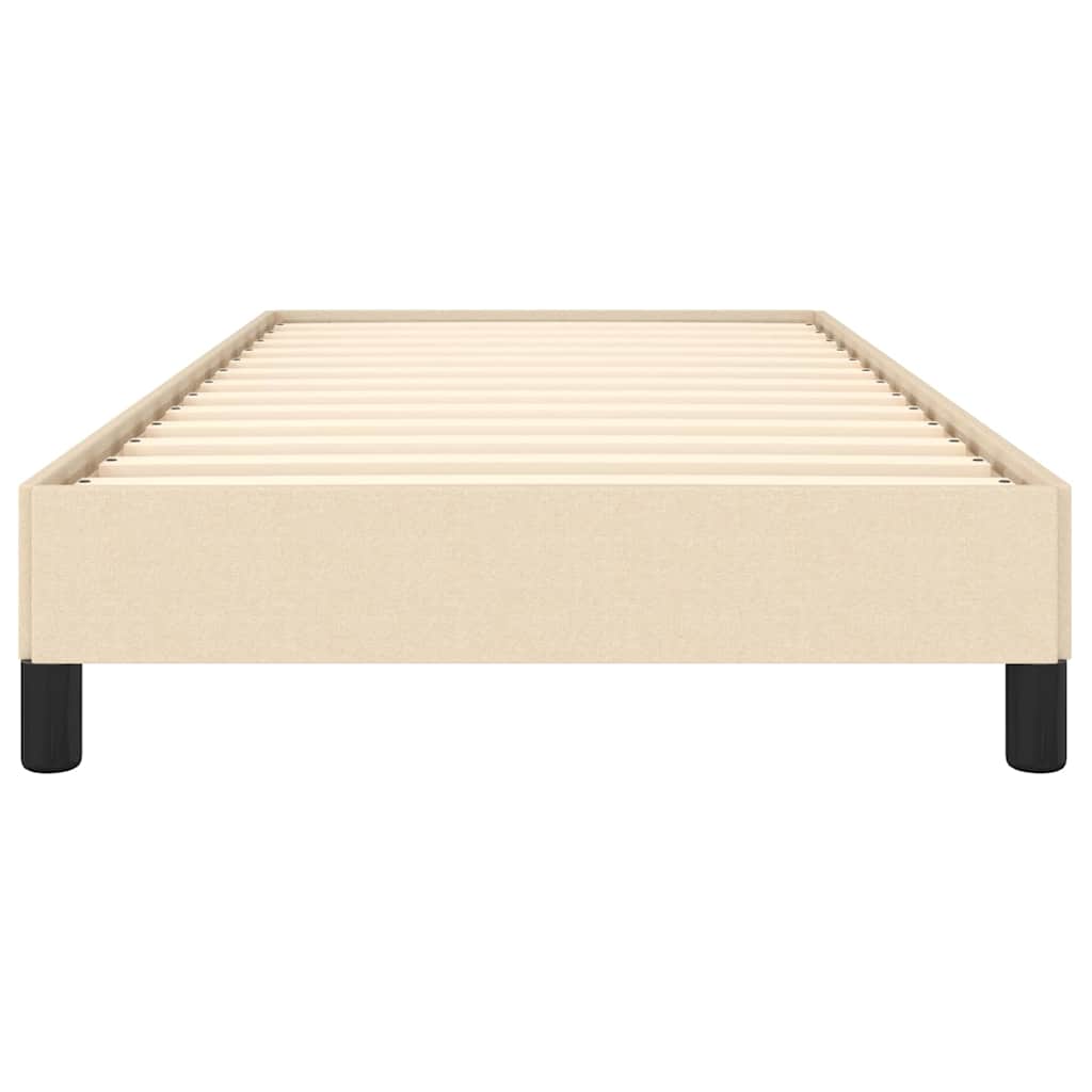 Giroletto senza Materasso Crema 90x200 cm in Tessuto