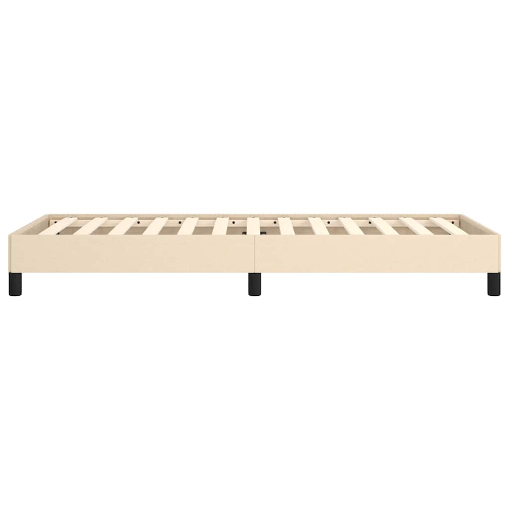 Giroletto senza Materasso Crema 90x200 cm in Tessuto