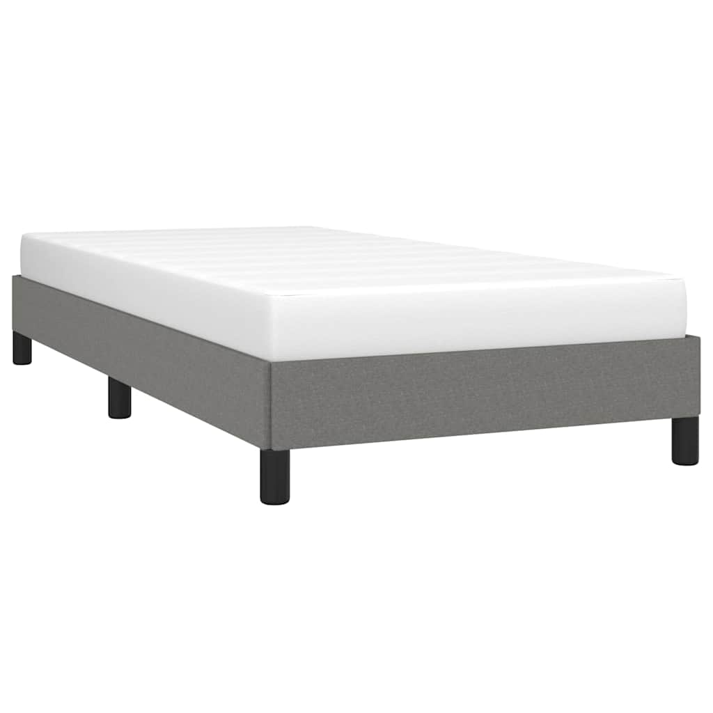 Giroletto senza Materasso Grigio Scuro 100x200 cm Tessuto