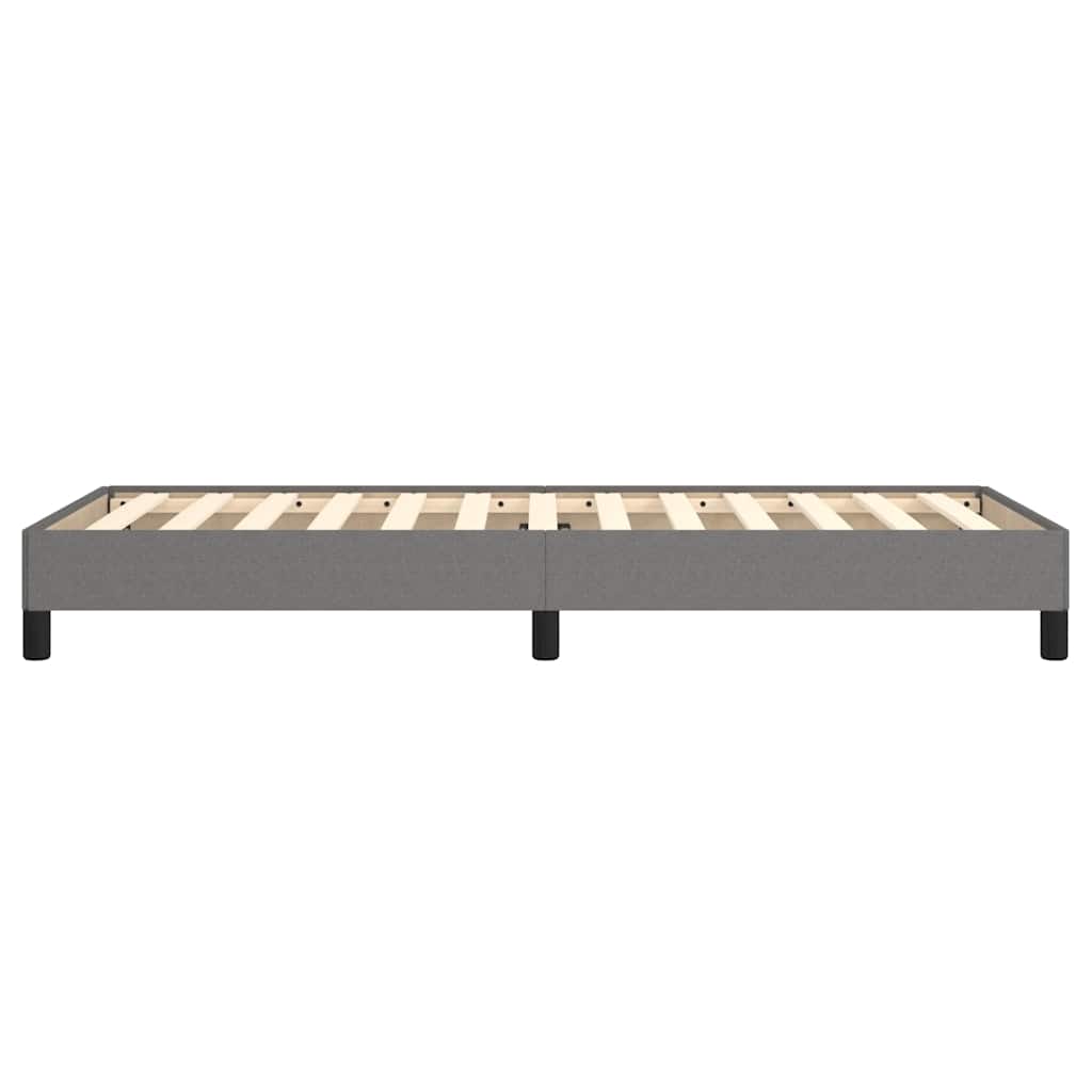 Giroletto senza Materasso Grigio Scuro 100x200 cm Tessuto
