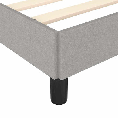 Giroletto senza Materasso Grigio Chiaro 120x200 cm Tessuto