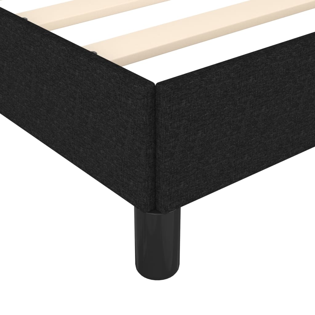 Giroletto senza Materasso Nero 120x200 cm Tessuto | homemem39