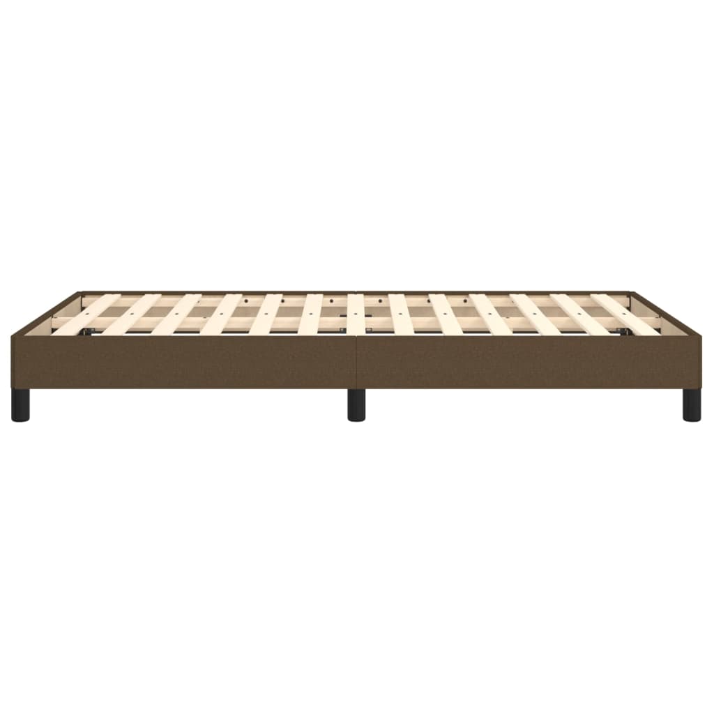 Giroletto senza Materasso Marrone Scuro 120x200 cm Tessuto - homemem39