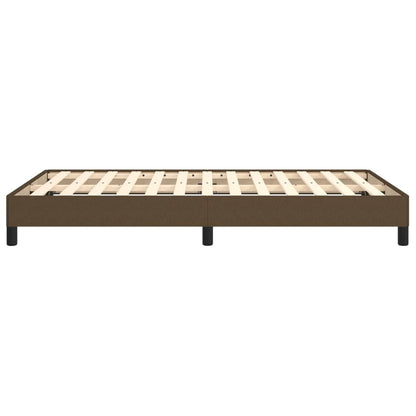 Giroletto senza Materasso Marrone Scuro 120x200 cm Tessuto - homemem39
