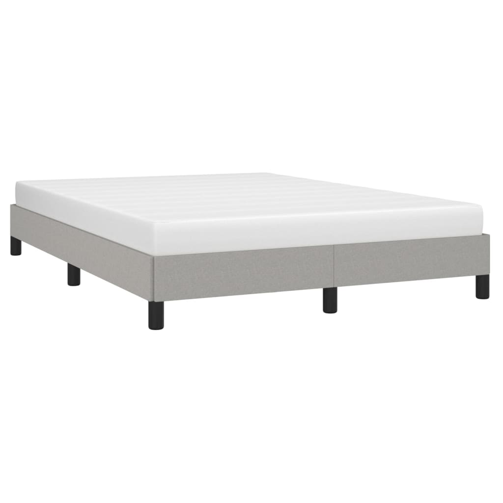 Giroletto senza Materasso Grigio Chiaro 140x190 cm Tessuto | homemem39