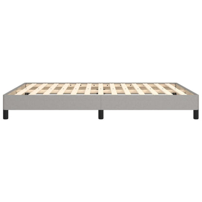 Giroletto senza Materasso Grigio Chiaro 140x190 cm Tessuto | homemem39