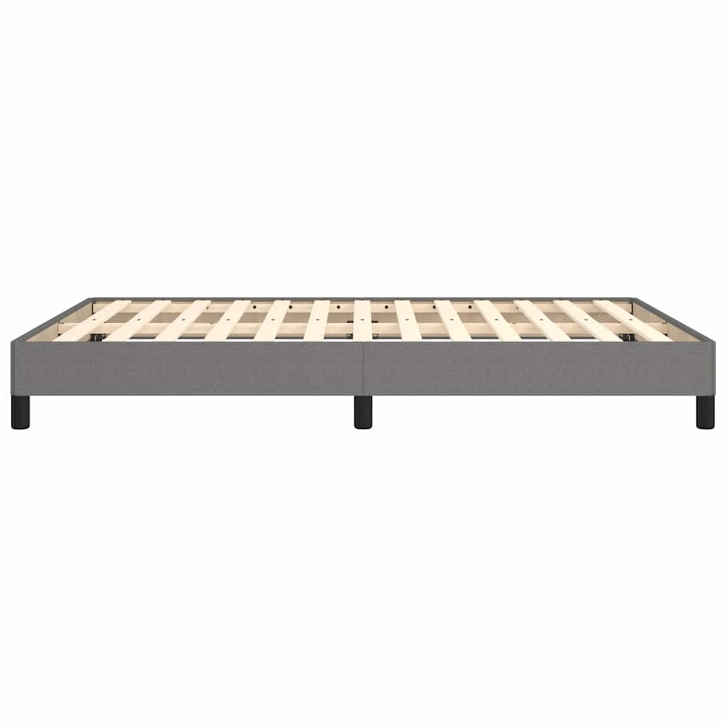 Giroletto senza Materasso Grigio Scuro 140x190 cm Tessuto