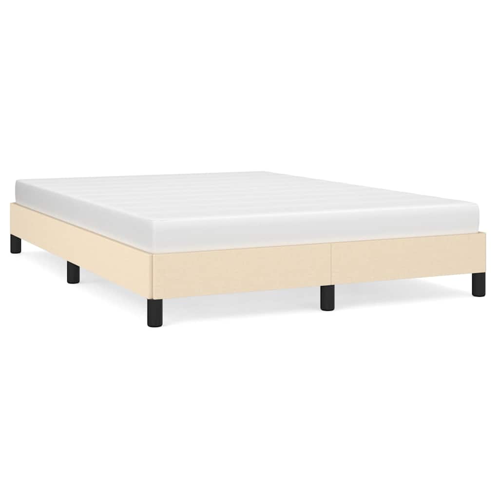 Giroletto senza Materasso Crema 140x190 cm in Tessuto