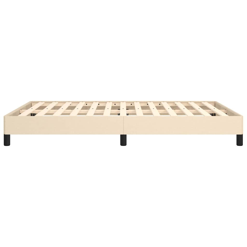 Giroletto senza Materasso Crema 140x190 cm in Tessuto