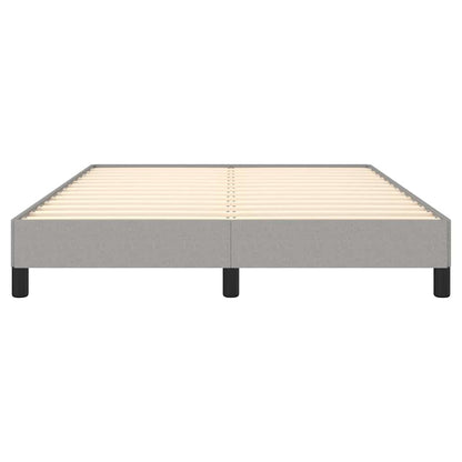 Giroletto senza Materasso Grigio Chiaro 140x200 cm Tessuto