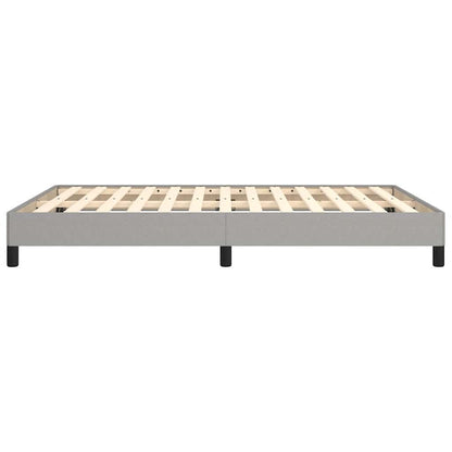 Giroletto senza Materasso Grigio Chiaro 140x200 cm Tessuto