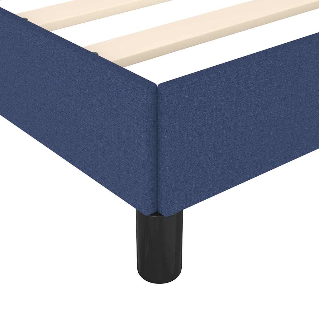 Giroletto senza Materasso Blu 140x200 cm in Tessuto