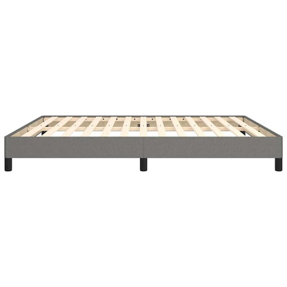 Giroletto senza Materasso Grigio Scuro 160x200 cm Tessuto