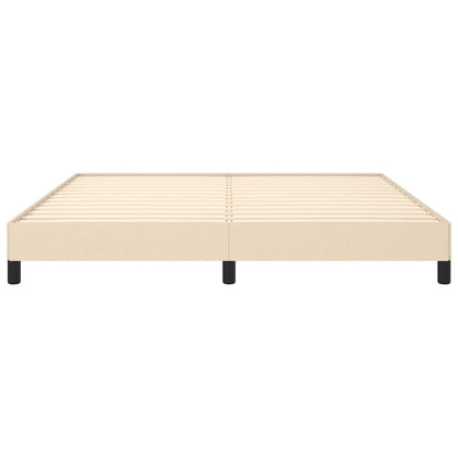 Giroletto senza Materasso Crema 160x200 cm in Tessuto - homemem39