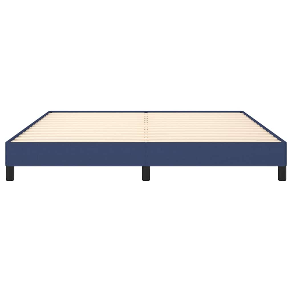 Giroletto senza Materasso Blu 160x200 cm in Tessuto